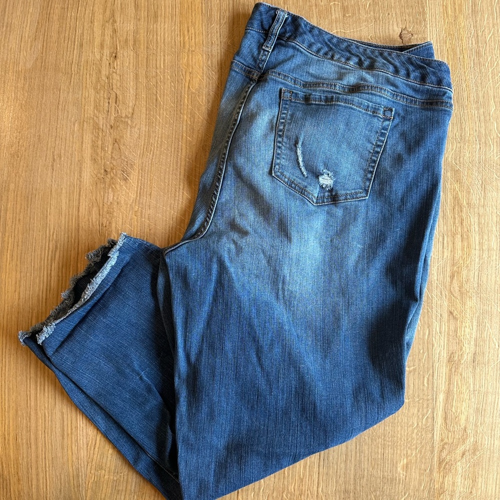 TORRID Distressed Boyfriend Jeans
